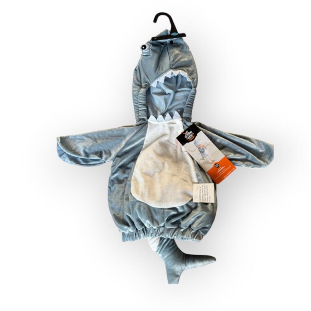 Hyde and EEK Infant Shark Halloween Costume Hooded Pullover Baby 6-12M NWT